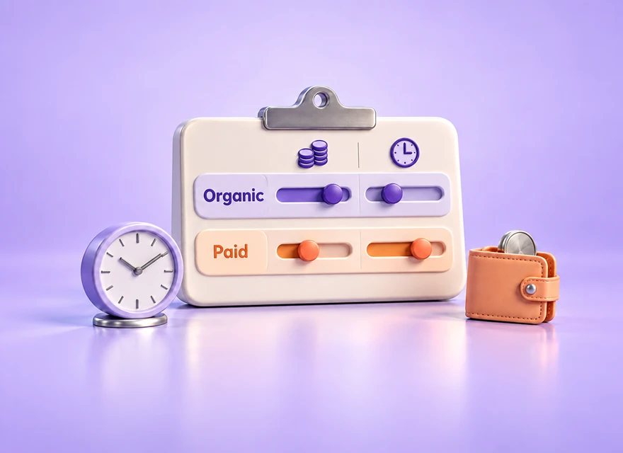 How to Balance Organic and Paid Traffic: Budget and Time