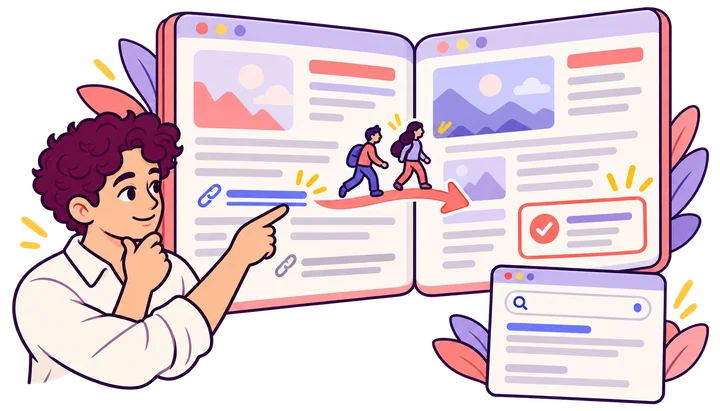 A published backlink and the visits from clicks are related observations that can exist in different amounts.