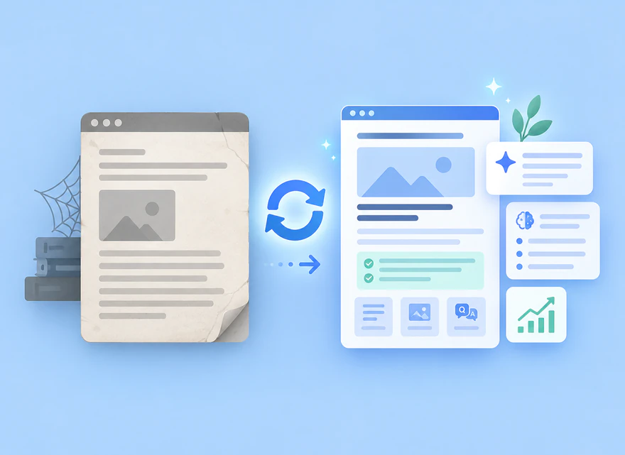 Refresh Old Blog Posts for AI Overviews: Audit, Update, Measure
