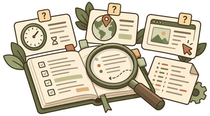 Session duration, location, and interaction clues require independent corroboration before assigning a cause.