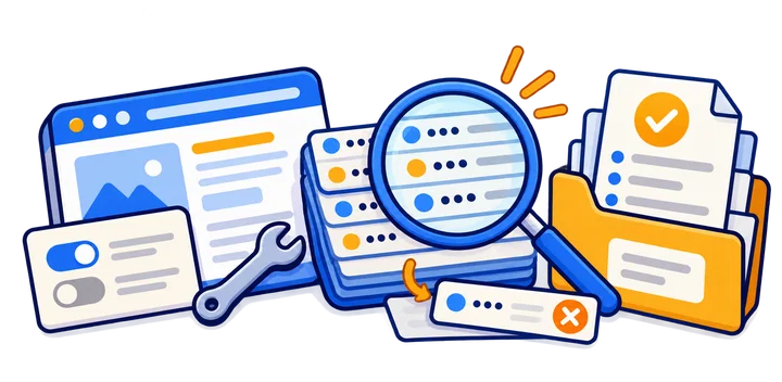 Tracking checks, request records and business evidence inspected together before judging traffic quality.
