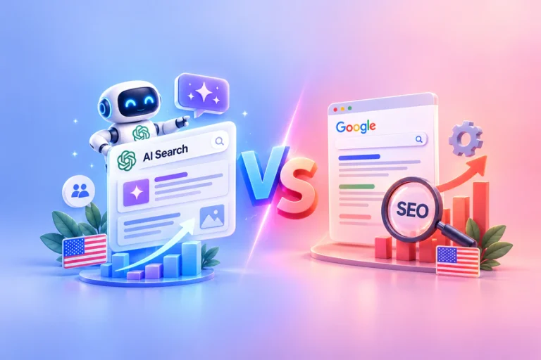 AI Search vs Traditional SEO: Which Drives More US Website Visitors?