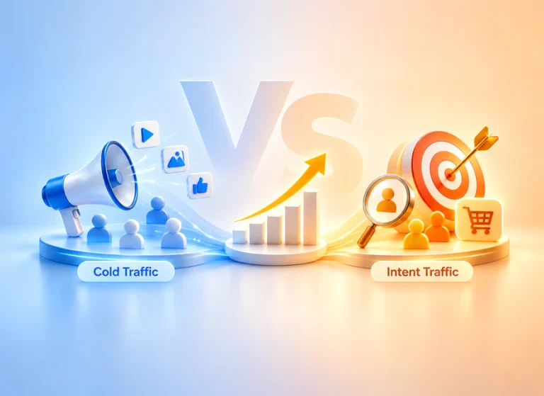 Cold Traffic vs Intent Traffic: What Drives US Revenue?