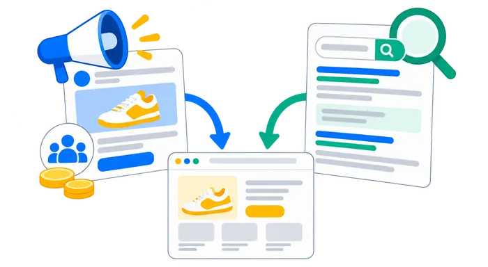 How to Combine Meta Ads and SEO: Roles, Measurement, and Example-1