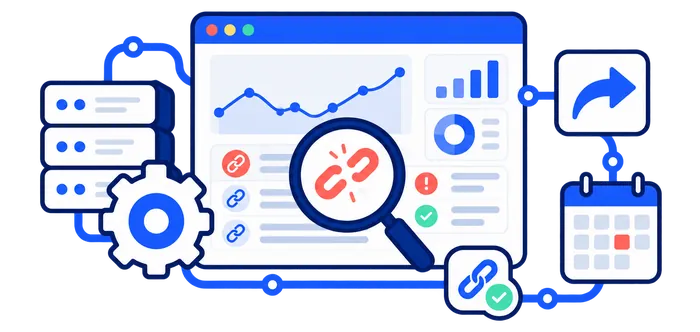 Checking website configuration, links, and redirects during a suspected negative SEO incident
