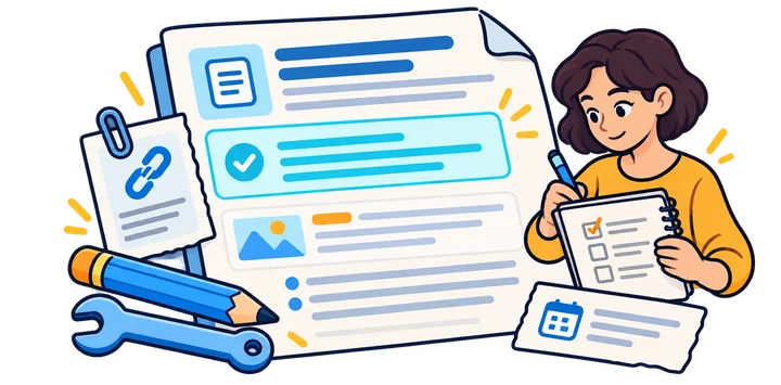 Small editor improving an existing page with a clearer answer, supporting evidence and contextual links.