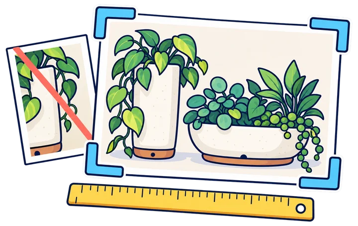 A landscape crop preserving balcony containers and their drainage details in an article image.