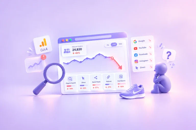 Sudden Drop in Website Traffic? A Channel-by-Channel Guide