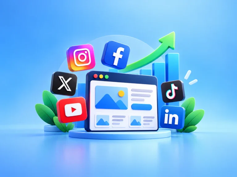 How to Increase Website Traffic Through Social Media