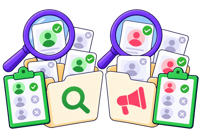 Comparing accepted and rejected enquiries from organic search and paid campaigns