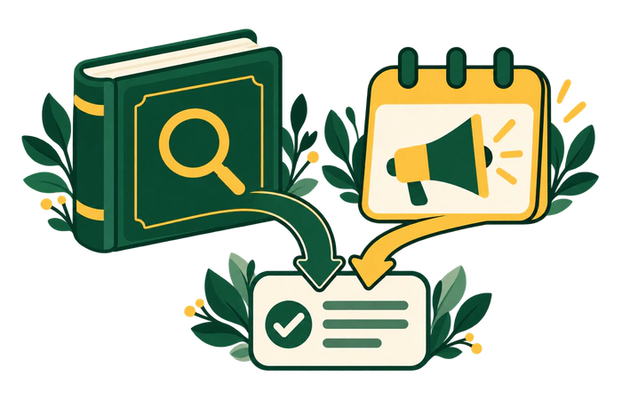 Choosing organic content and time-sensitive paid campaigns for a shared business goal
