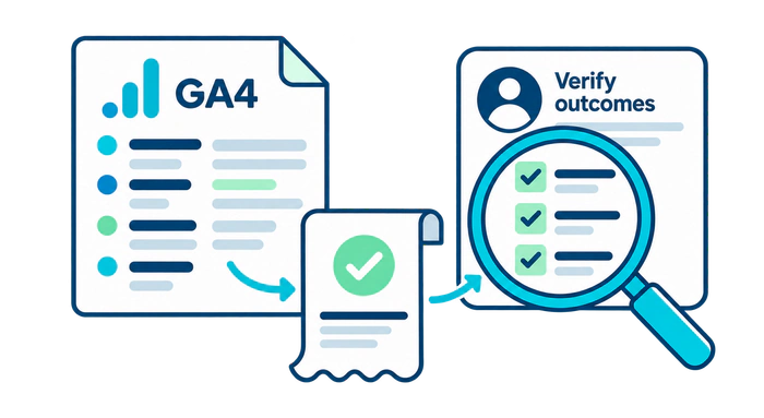 Connecting GA4 activity with verified leads and real business outcomes