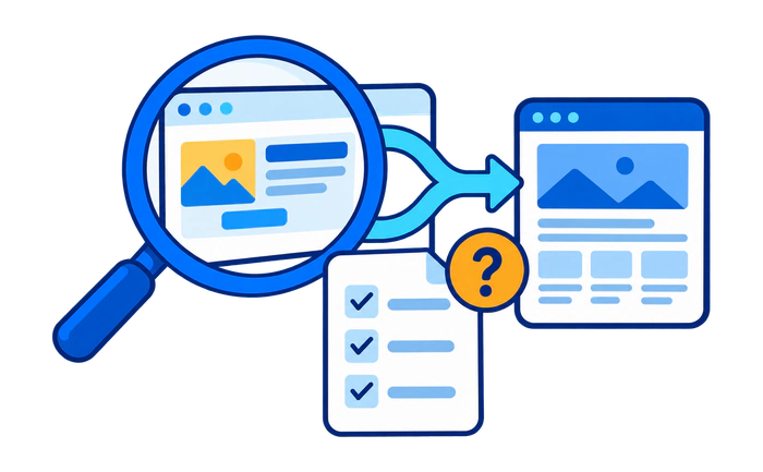 Reviewing a traffic source and its destination before approving visits to an AdSense website